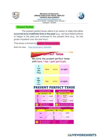 Present perfect