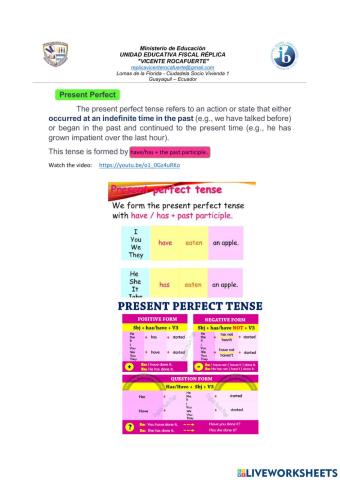 Present perfect
