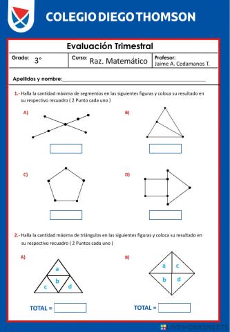 Examen mayo 3ero RM