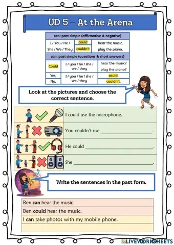 5º UD 5 - At the Arena Ficha 5