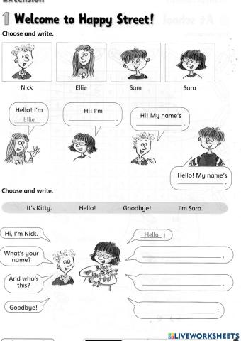 Introducing Yourself and Others