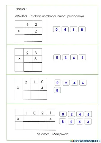 Darab Dalam Bentuk Lazim Tahun 3