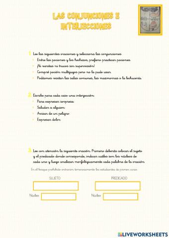 Conjunciones Lechuzas