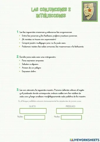 Conjunciones Magic Kids