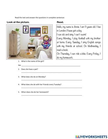 Reading comprehesnion