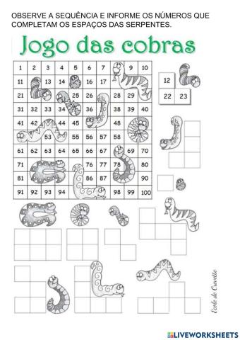Jogo das serpentes