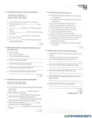 Cleft and distancing