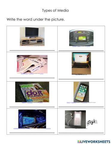 Types of Media
