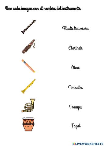 Instrumentos de orquesta