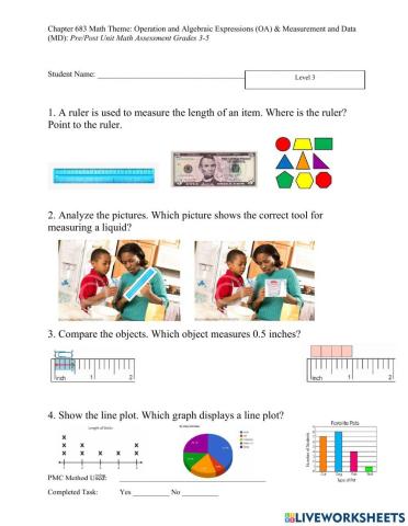 Math 3-5 Chapter 683 Assessment