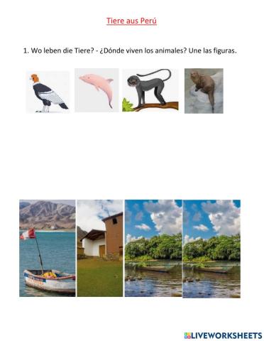 Animales del perú