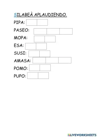 Sílabas PA,PE,PI,PO,PU