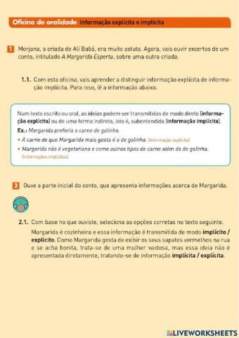 Oficina de oralidade