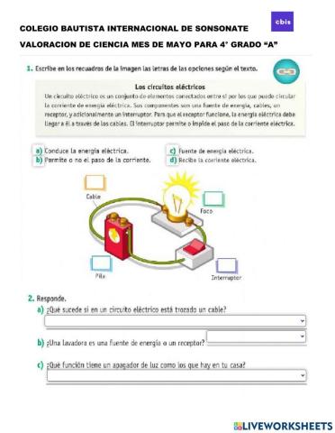 Valoración Ciencia mayo