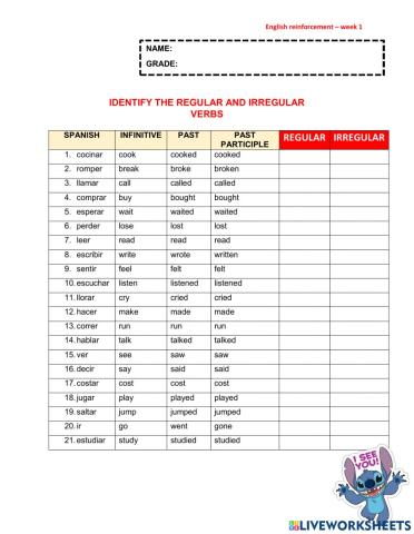 Week 1  - nivelación 9th