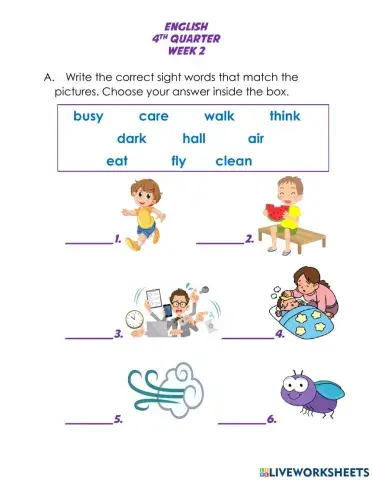 English 4th Quarter Week 2