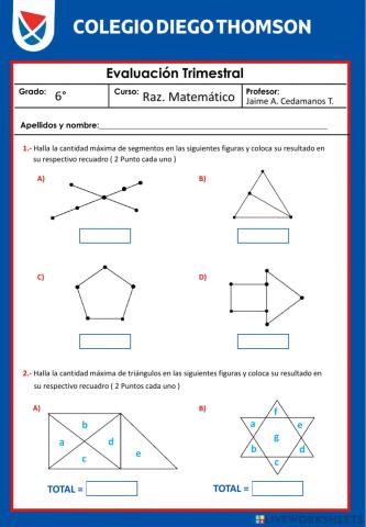 Examen mayo 6to RM