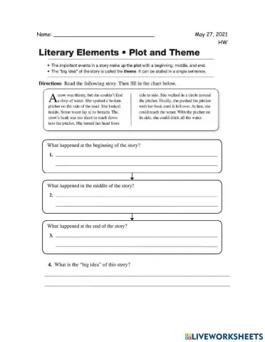 English 3rd HW 05-27