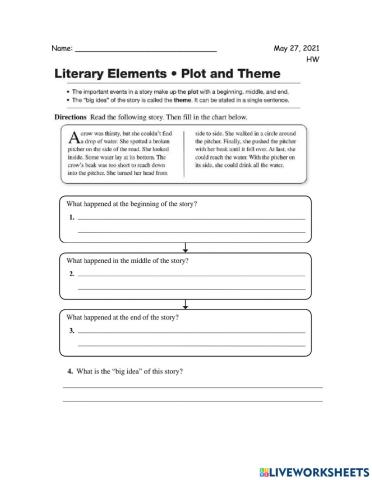 English 3rd HW 05-27