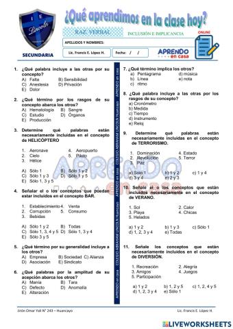 Prac. de inclusion e implicancia
