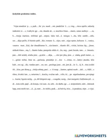 Ilgųjų ir trumpųjų balsių rašyba-2