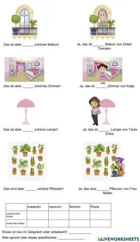 Bestimmte oder unbestimmte Artikeln