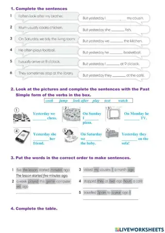 Past Simple Go Getter 2