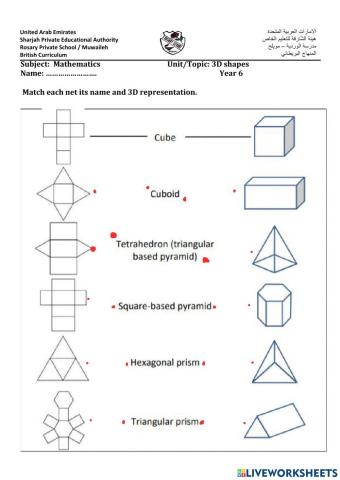 3D shapes