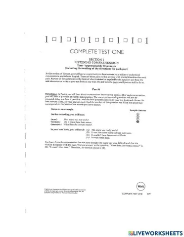 Toefl complete test 1