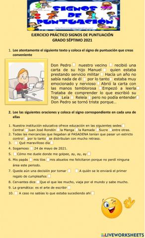 Signos de puntuación