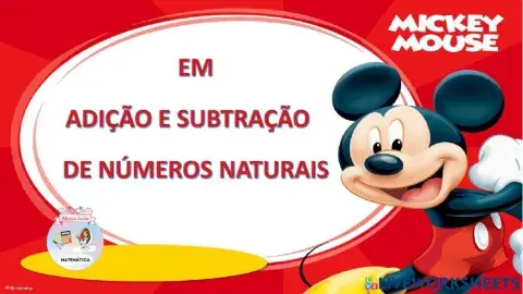 Operações com números naturais