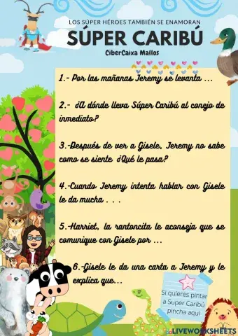 Súper Caribú, los superhéroes también se enamoran