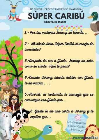 Súper Caribú, los superhéroes también se enamoran