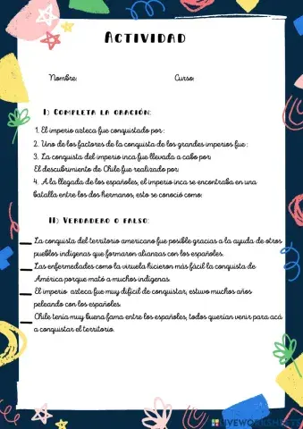 Guía conquista de América