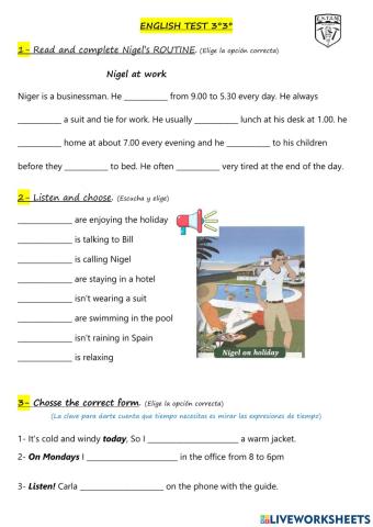 Pte simple vs continuous