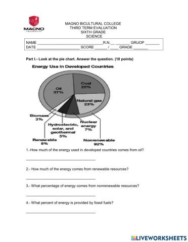 Trimester 3 science 6th