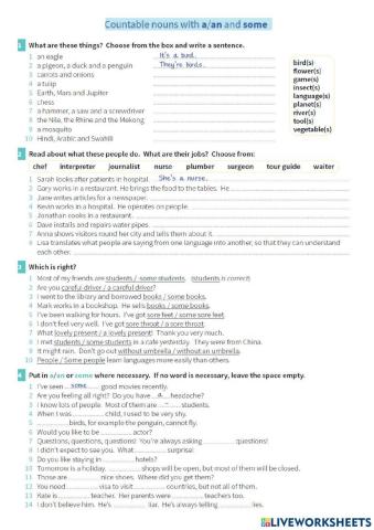 Countable and Uncountable Nouns 5
