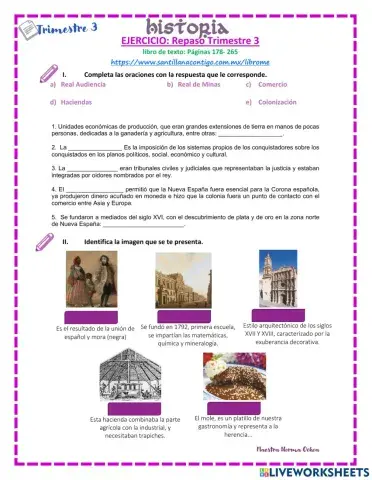 Repaso Trimestre 3: Virreinato