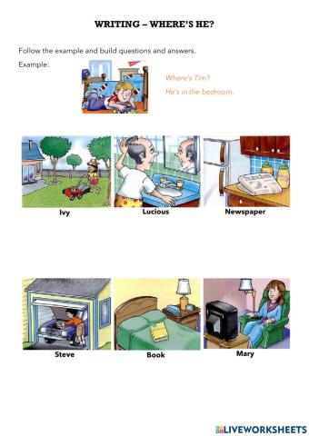 Writing - Where's he?