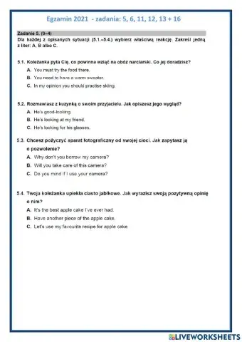 Egzamin ósmoklasisty