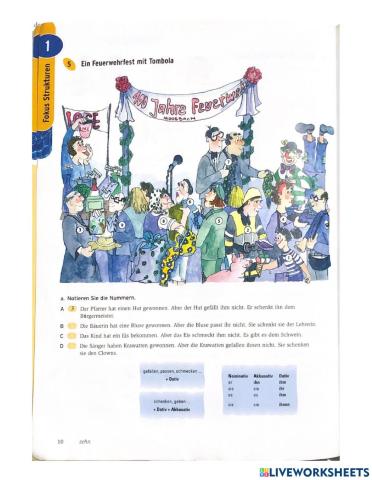 Ein Feuerwehrfest mit Tombola