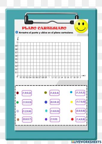 Plano Cartesiano con Números Decimales