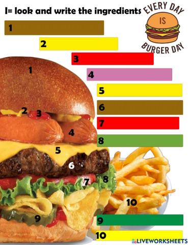 Burger Ingredients