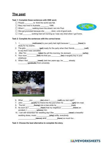 Mixed Past tense revision