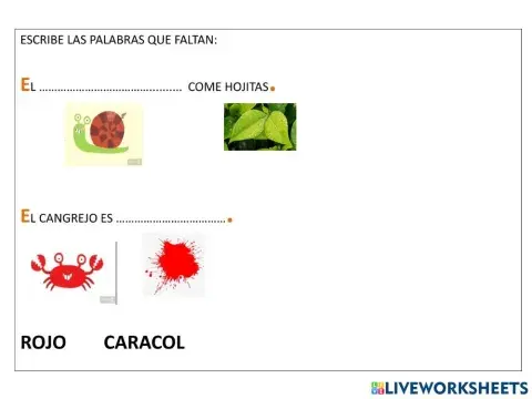 Completar enunciados