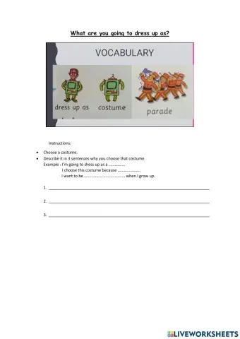 Writing - Celebrations