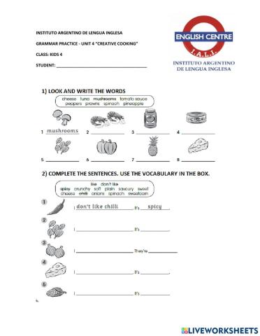 PRACTICE ACTIVITY - Give me five 3-unit 4