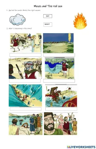 Moses and the red sea