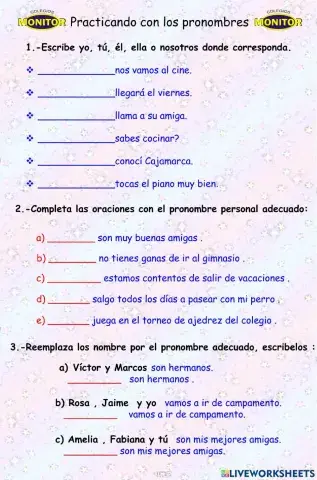 Pronombres personales