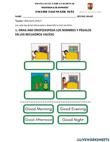 Diagnostic 2do grado